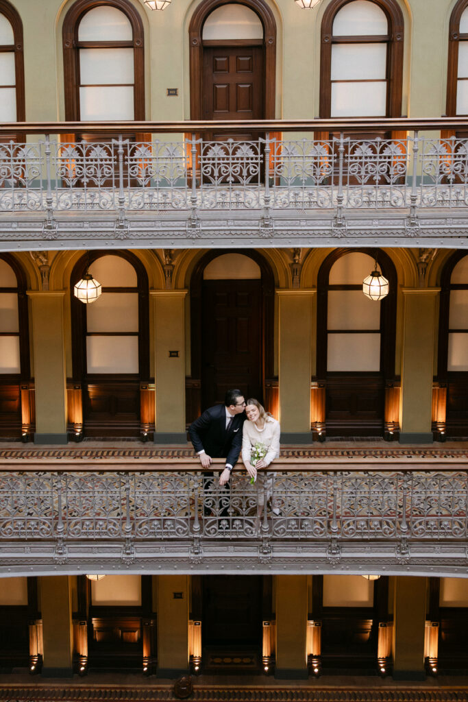 beekman hotel wedding couple photo nyc before city hall elopement