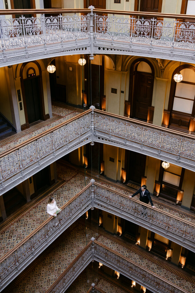 beekman hotel atrium architecture nyc wedding venue city hall elopement location
